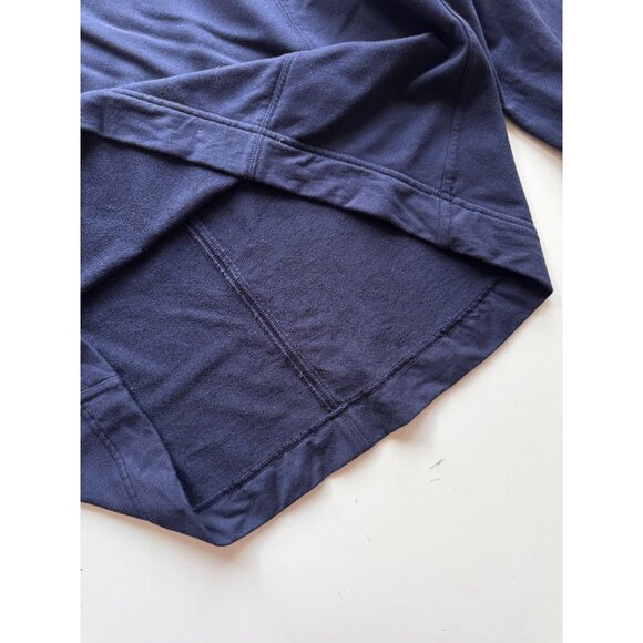 LULULEMON Ceremony Deep Indigo French Terry Hooded Sweatshirt, Size S - Picture 12 of 14